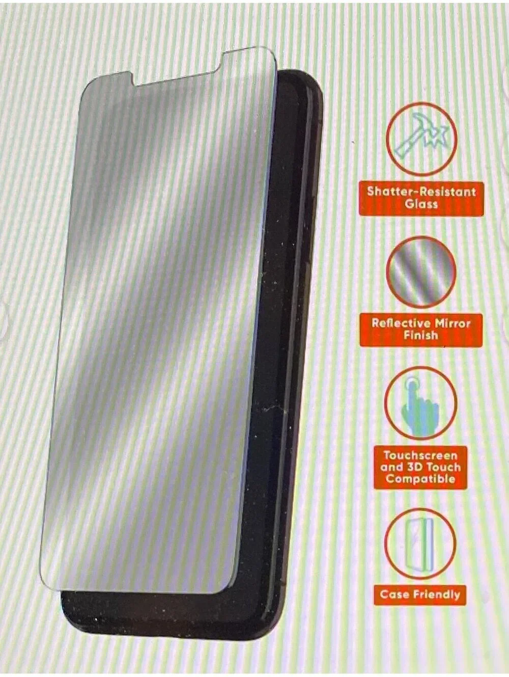 Onn Mirror Glass Screen Protector for iPhone 11/11XR